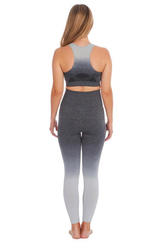 Ladies Seamless Grey Gym Bottoms