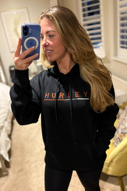 Hurley Underscore Logo Hoodie - Black