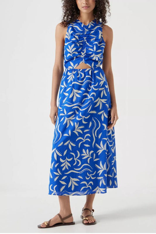 Ex HUSH Gathered Front Dress