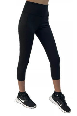 Kendall & Kylie Black Capri Leggings