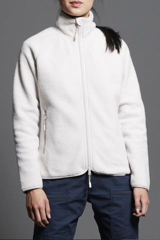 Lager157 Valla Women's Fleece Jacket in Ivory