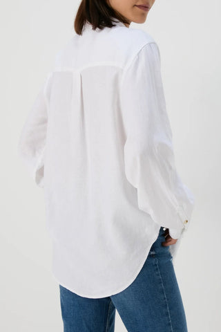 Ex Store Off White Linen Shirt