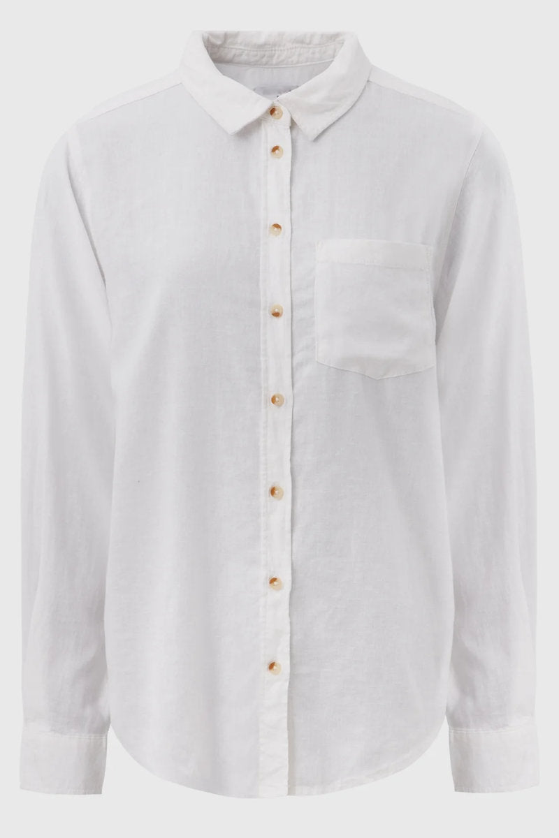 Ex Store Off White Linen Shirt