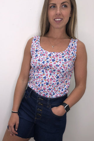 Ex-M&S Ladies Floral Vest Top