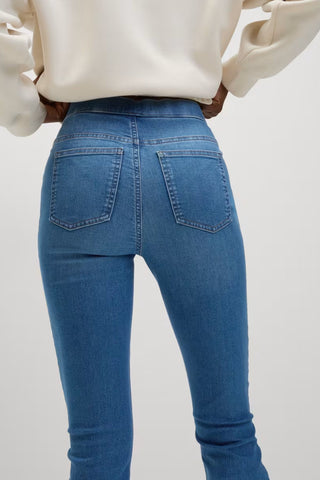 Famous Store High Waisted Denim Jeggings