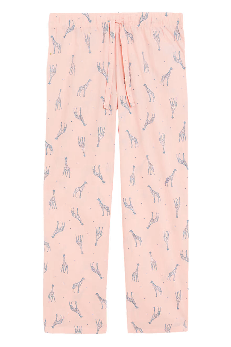Famous Store Collection Pure Cotton Giraffe Print Pyjama Bottoms