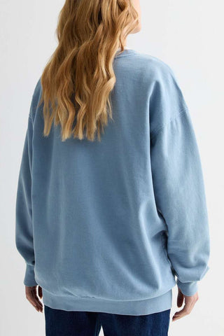 Ex-New Look Blue Crew Neck Sweatshirt