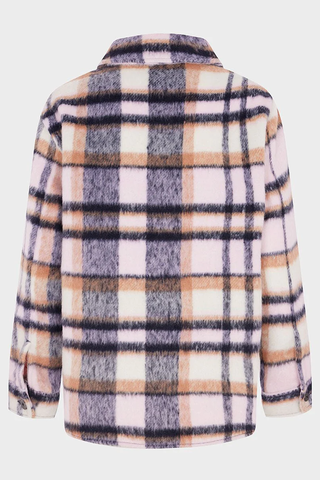 Ex Store Ladies Shacket Pink Check