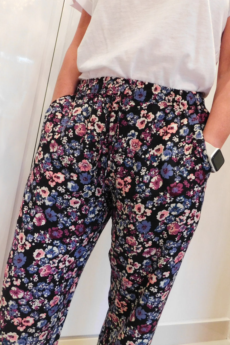 Ladies 2025 floral trousers