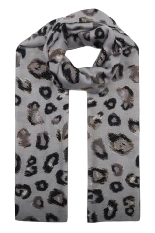 Ladies Black & Grey Splash Print  Scarf