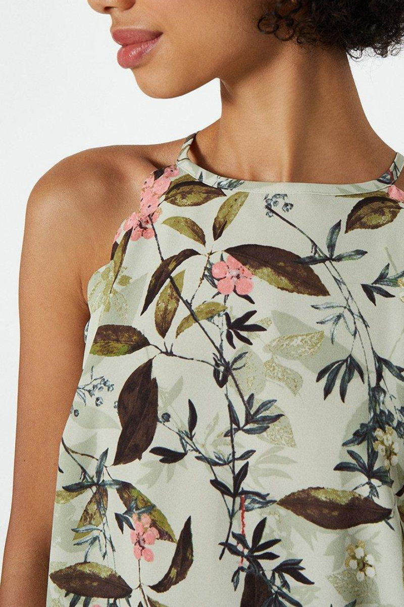 Ex-Store Floral Printed Shell Top