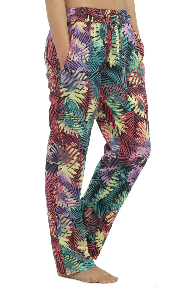Ex Tom Franks Ladies Tropical Print Trousers