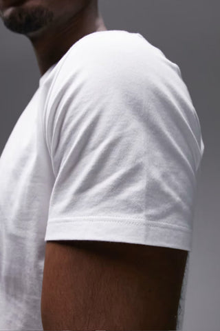 Topman 100% Cotton White T-shirt