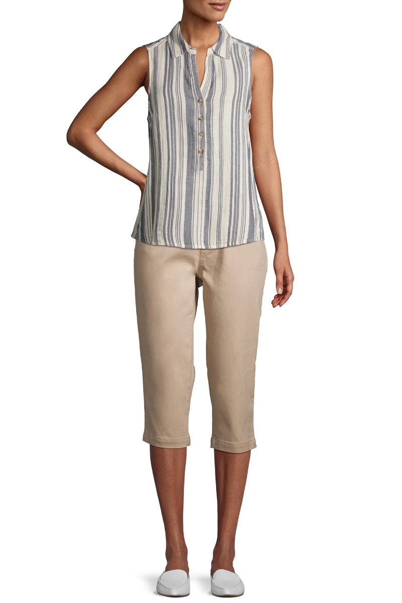 Time and Tru Stone Crop 3/4 Jeans