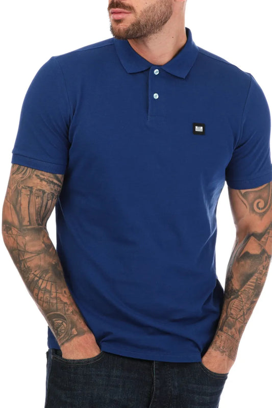 Men's Ex-Weekend Offender Badge Polo Shirt Blue