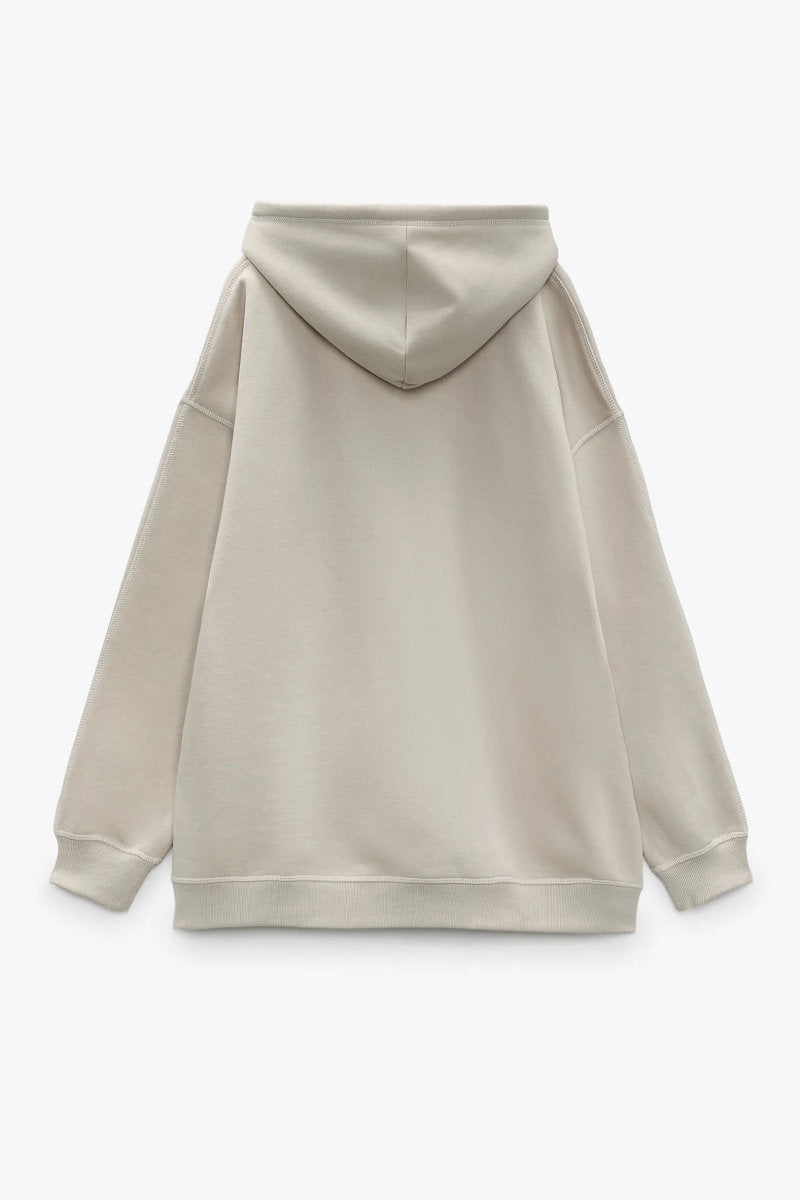 Ex Zara Oversized Stone Hoodie