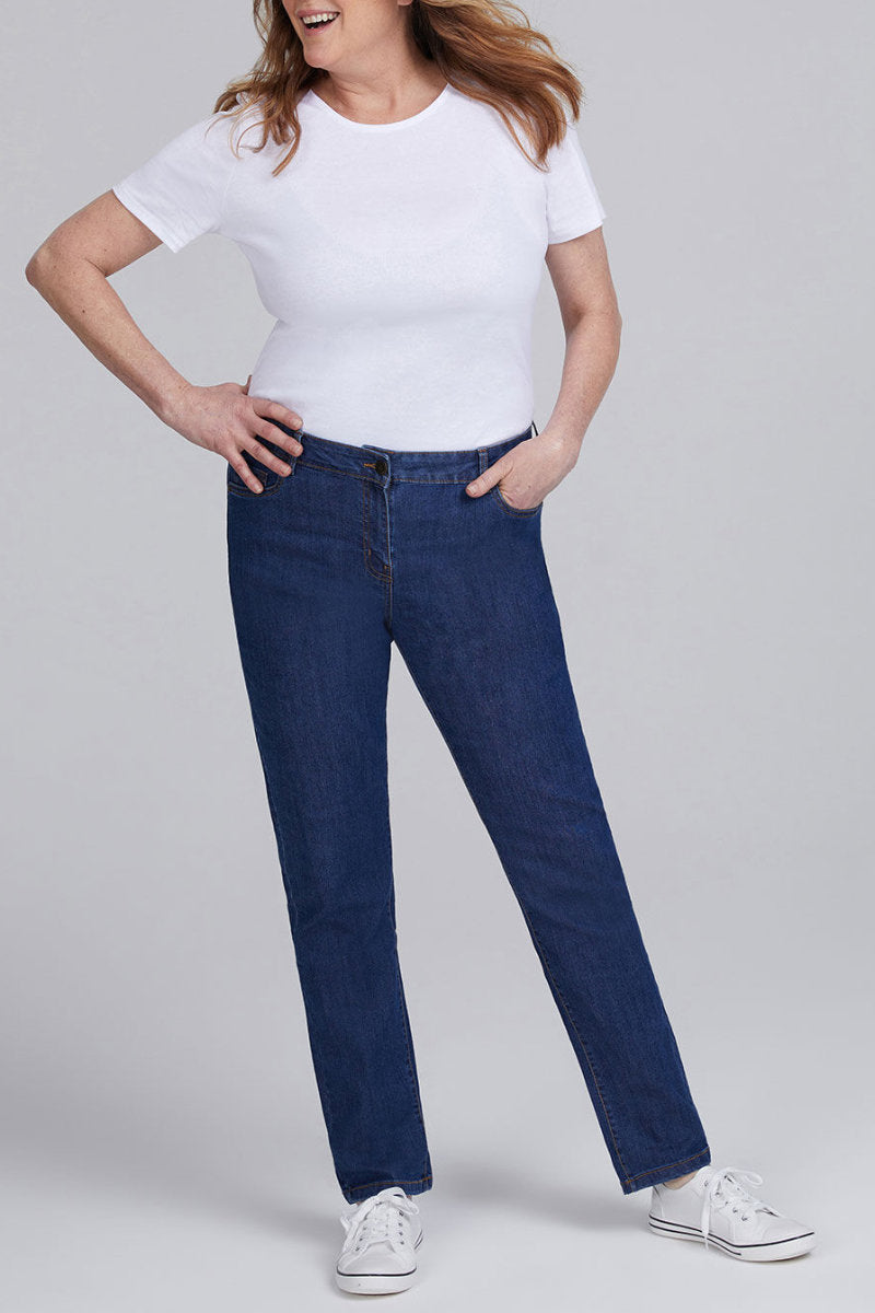 Famous Store Ladies Straight Leg Jeans