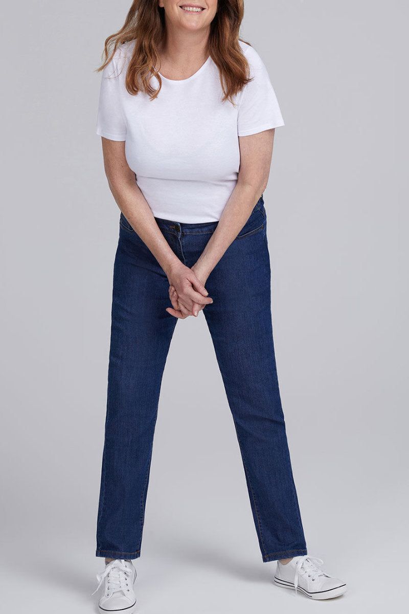 Famous Store Ladies Straight Leg Jeans