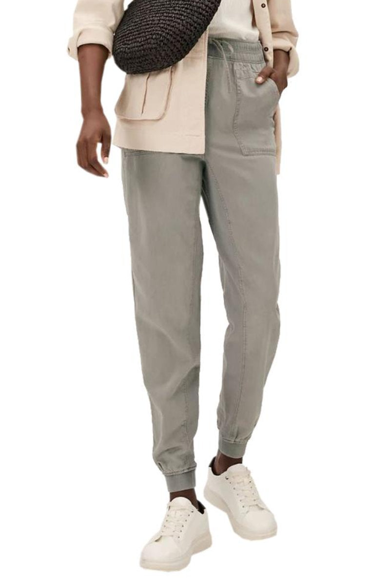 Famous Store Cuffed Bottom Cargo Style Trousers Grey