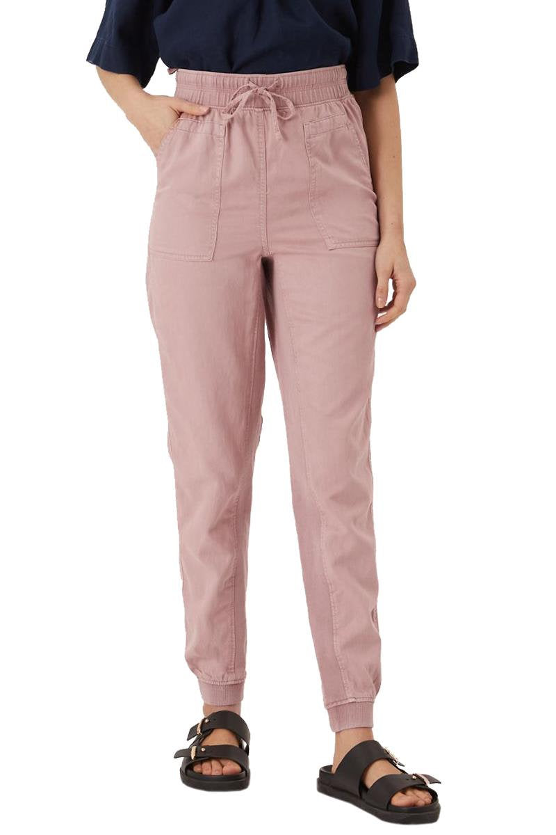 Famous Store Cuffed Bottom Cargo Style Trousers Pink