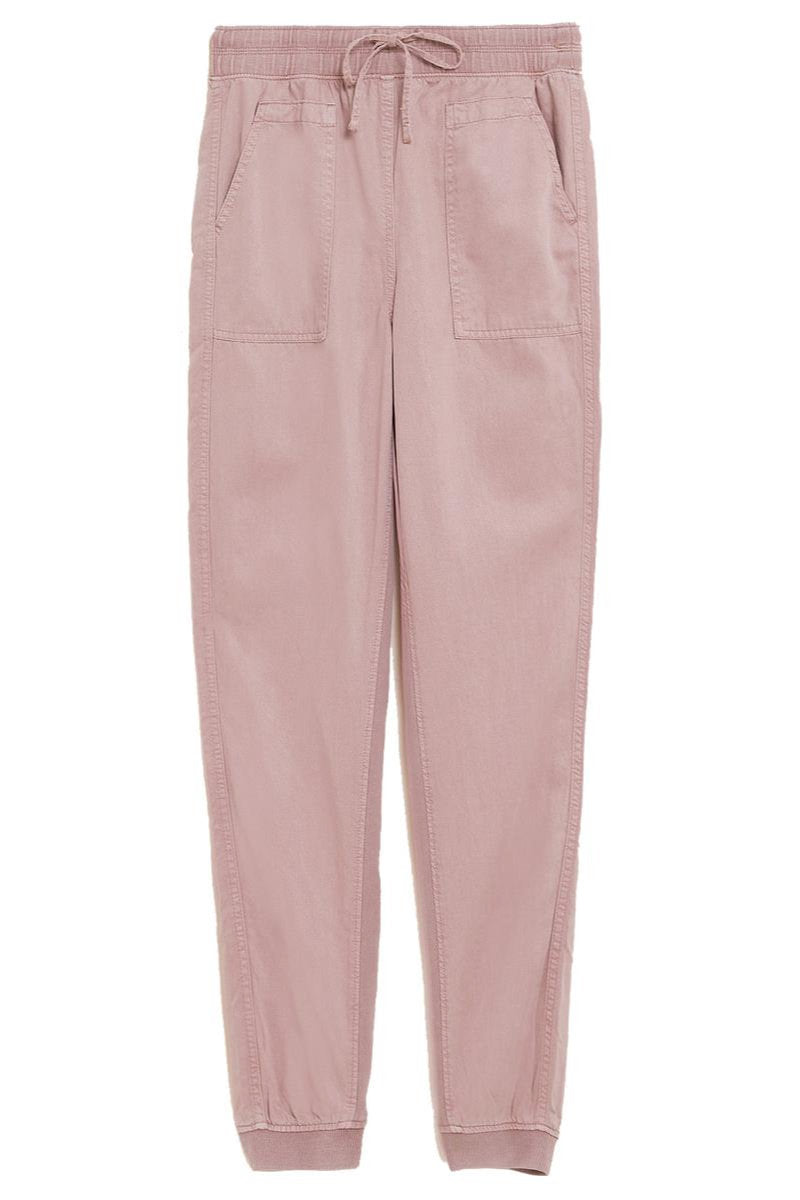 Famous Store Cuffed Bottom Cargo Style Trousers Pink